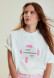 Футболка oversize unisex "НЕ ВІДПОВІДАЮ ВАШИМ ОЧІКУВАННЯМ" біла CABANCHI x 10 БЛОГЕРЯТ
